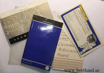 1992 Chrysler Le Baron Owner's Manual