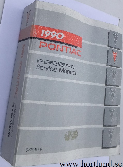 1990 Pontiac Firebird Service Manual