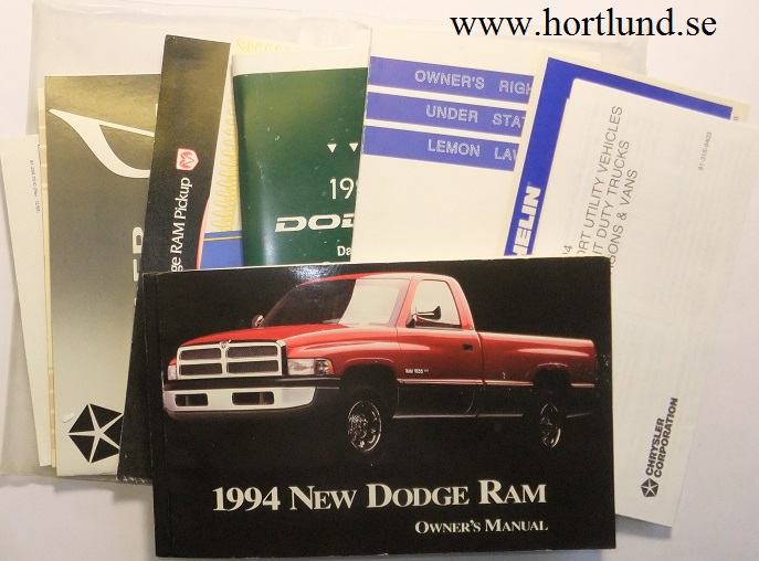 www.hortlund.se 1994 Dodge Ram Owner