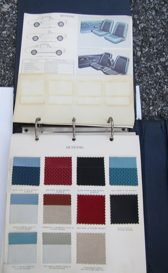 1966 Ford Dealer Album Colors & Trim Selections - 6