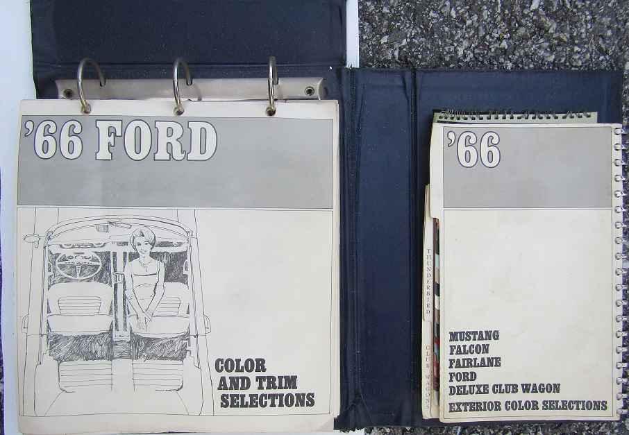 1966 Ford Dealer Album Colors & Trim Selections - 2