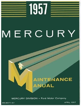 1957 Mercury Maintenance Manual