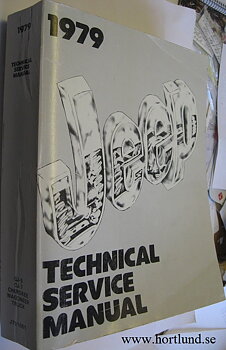 1979 Jeep Technical Service Manual original