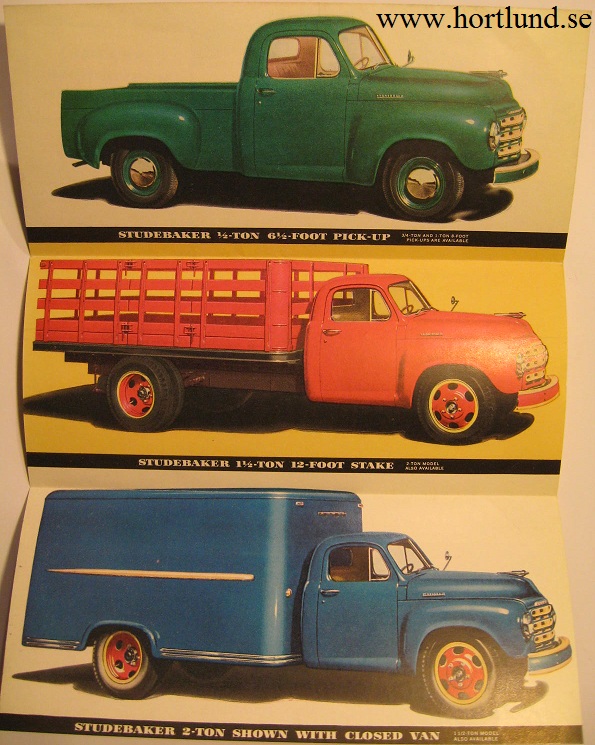 1950 Studebaker Truck broschyr - 2