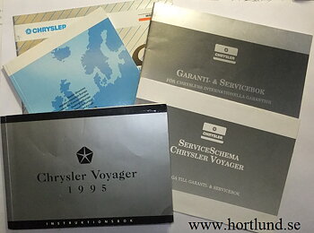 1995 Chrysler Voyager Instruktionsbok svensk