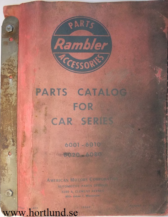 1960 Rambler Parts Catalog