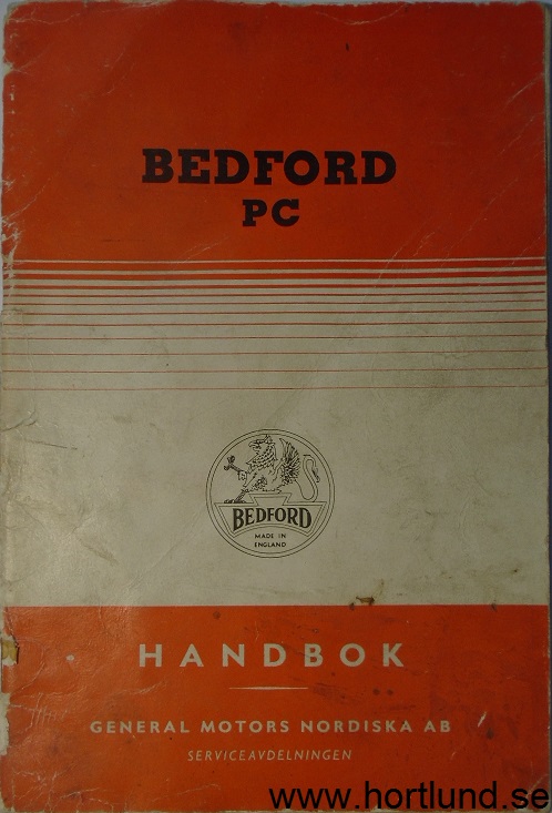 1951 Bedford PC Handbok