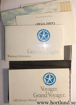 1995 Plymouth Voyager & Grand Voyager Owner's Manual