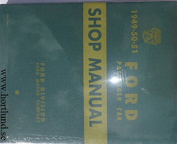 1949-1951 Ford car Shop Manual