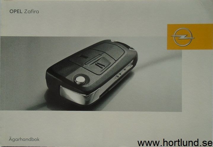 2007  Opel Zafira Handbok 01/2007