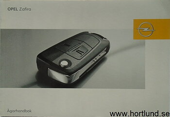2007  Opel Zafira Handbok 01/2007