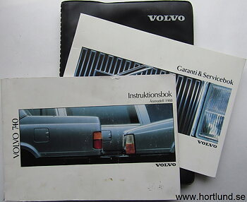 1988B Volvo 740 Instruktionsbok