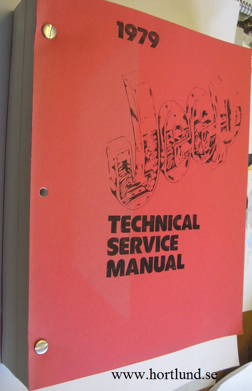 1979 Jeep Technical Service Manual