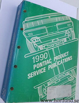 1990 Pontiac Product Service Publications alla modeller