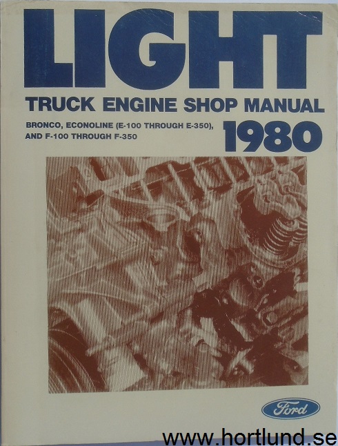 1980 Ford Light Truck Shop Manual Vol A2