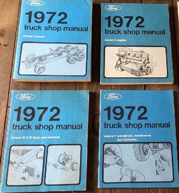 1972 Ford Truck 100-350 Shop Manual