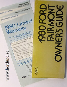 1980 Ford Fairmont Owner's Guide