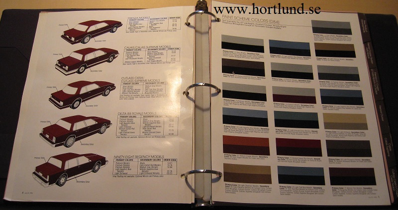 1987 Oldsmobile Dealer Album alla modeller - 3