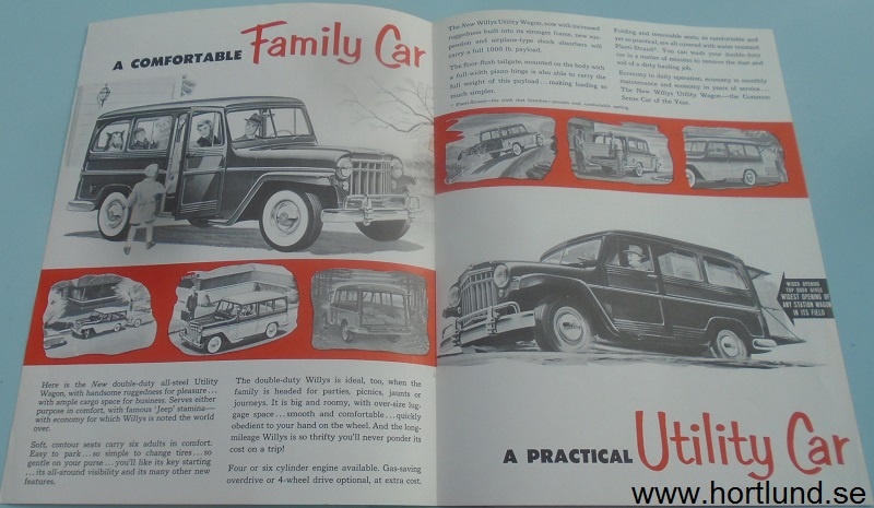 1958 Willys Utility Wagon broschyr - 2