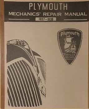 1937-1938 Plymouth Mechanics' Repair Manual