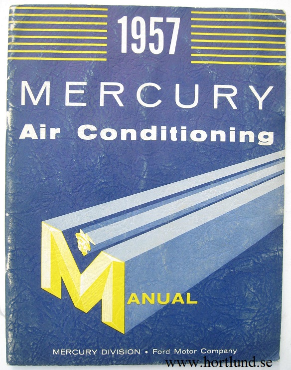 1957 Mercury Air Conditioning Manual