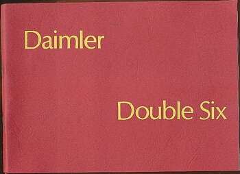 1972 Daimler Double Six Handbook