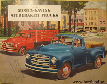 1950 Studebaker Truck stor broschyr