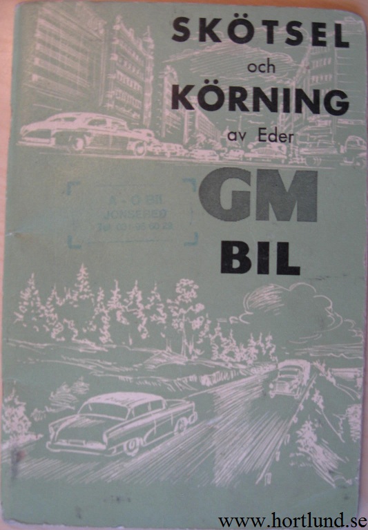 1961 GM Skötsel och körning av Eder GM Bil nov. -60