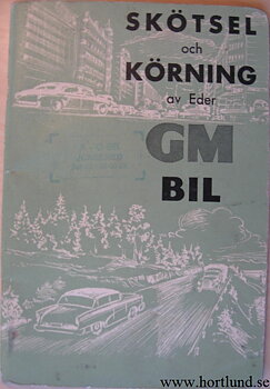 1961 GM Skötsel och körning av Eder GM Bil nov. -60