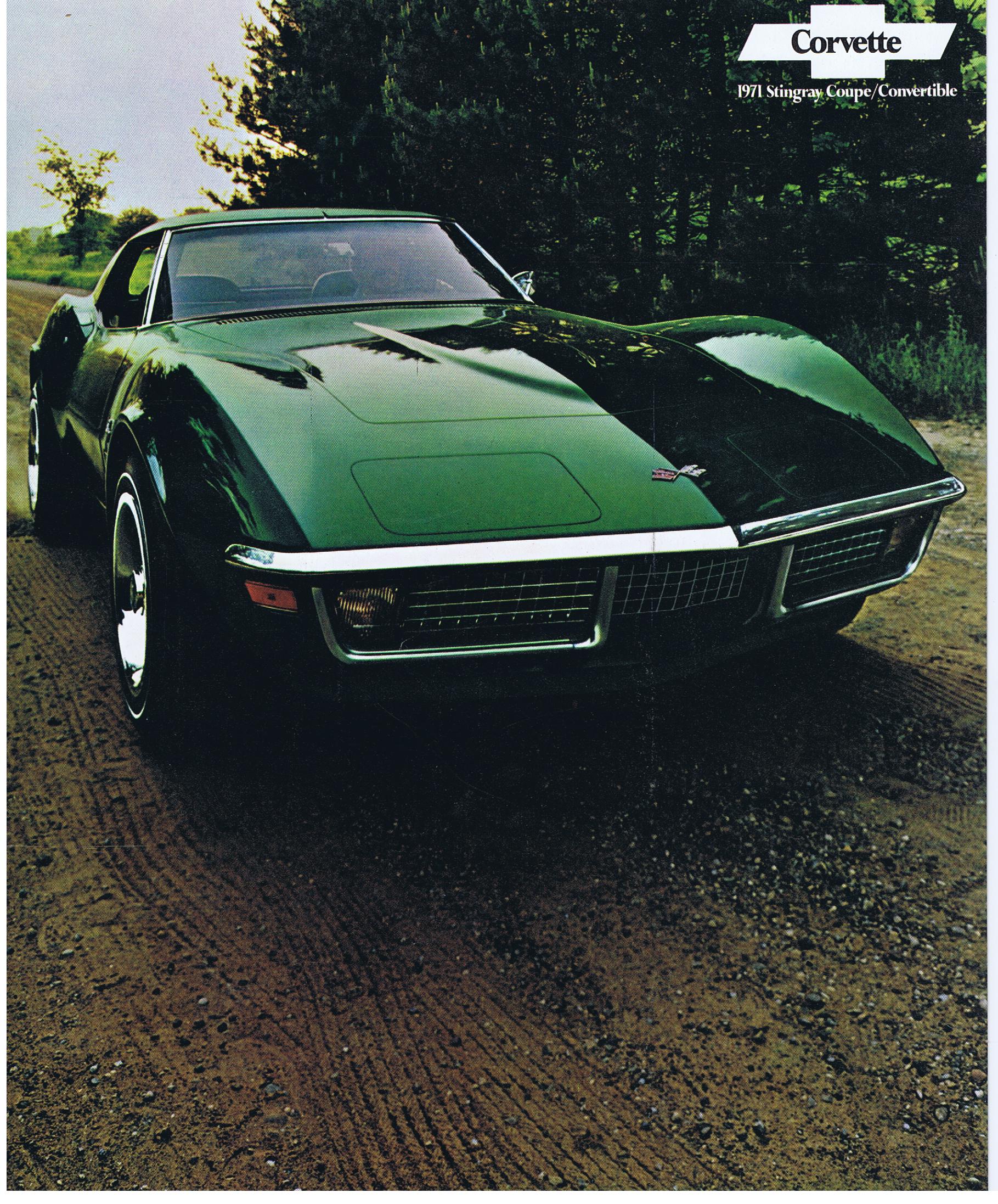 1971 Chevrolet Corvette Broschyr