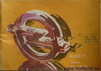 1982 Opel Kadett Handbok