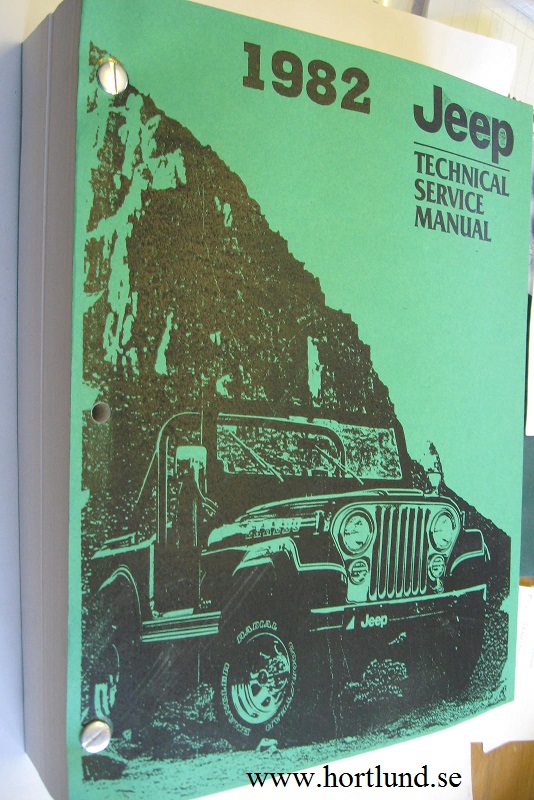 1982 Jeep Technical Service Manual