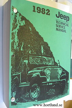 1982 Jeep Technical Service Manual