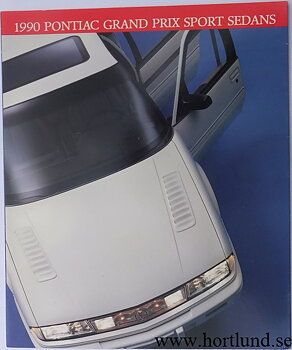 1990 Pontiac Grand Prix Sport Sedan broschyr