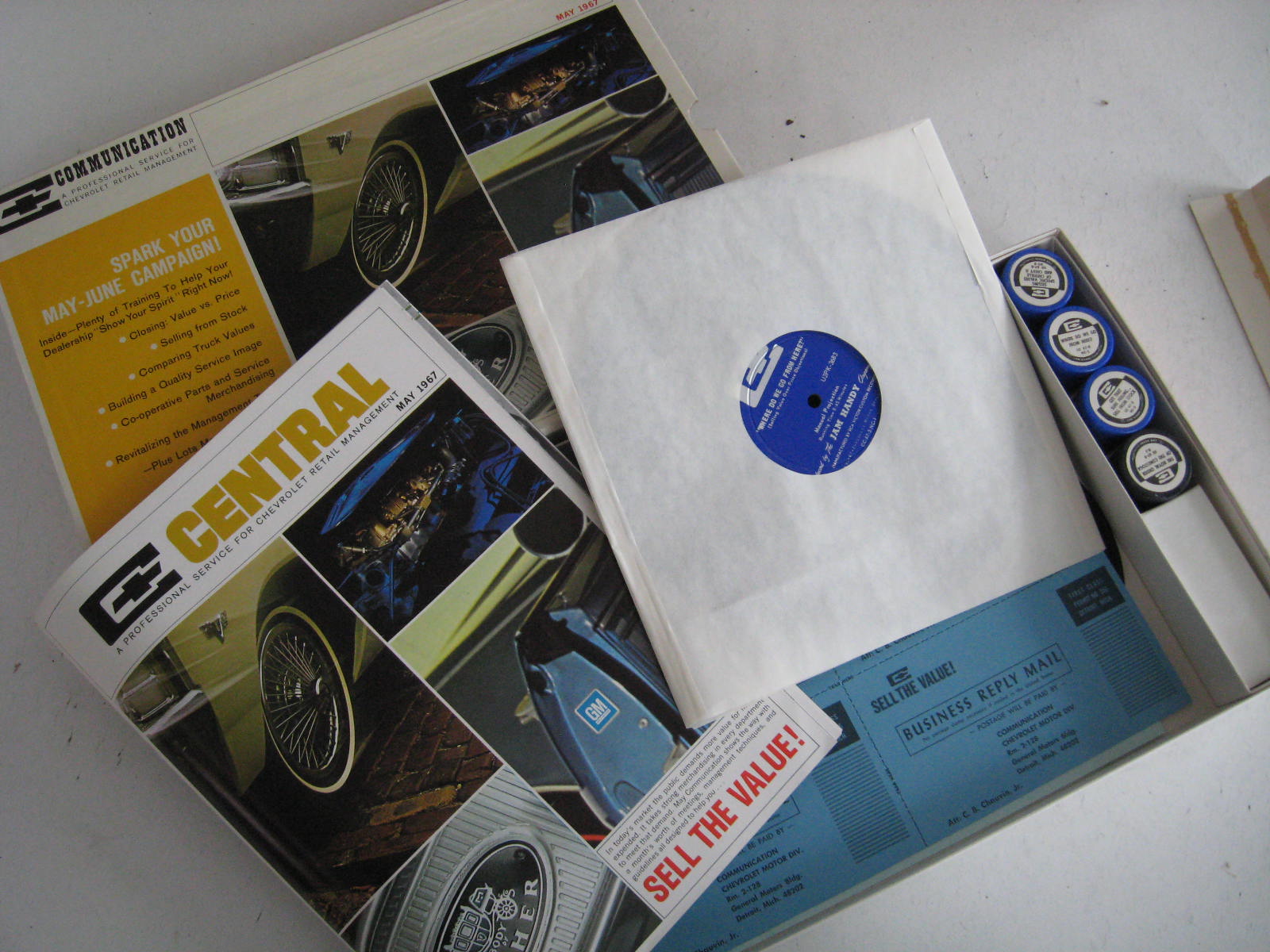 1967 Chevrolet Communication Maj Sell The Value! Innehåller Filmrullar samt Skivor