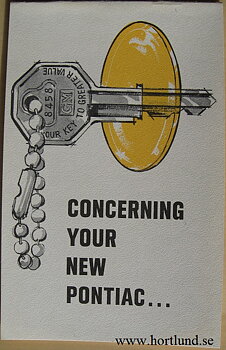 1961 Pontiac Conserning Your New ....