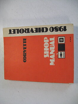 1980 Chevrolet Corvette Shop Manual