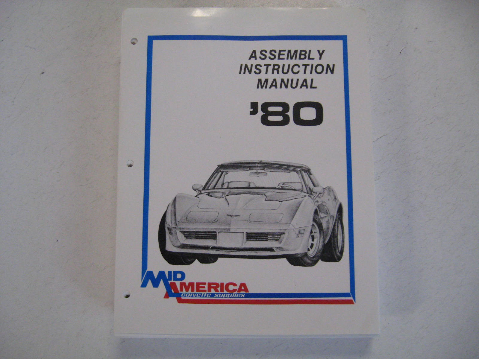1980 Chevrolet Corvette Assembly Instruction Manual