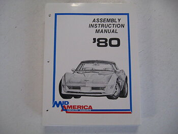1980 Chevrolet Corvette Assembly Instruction Manual