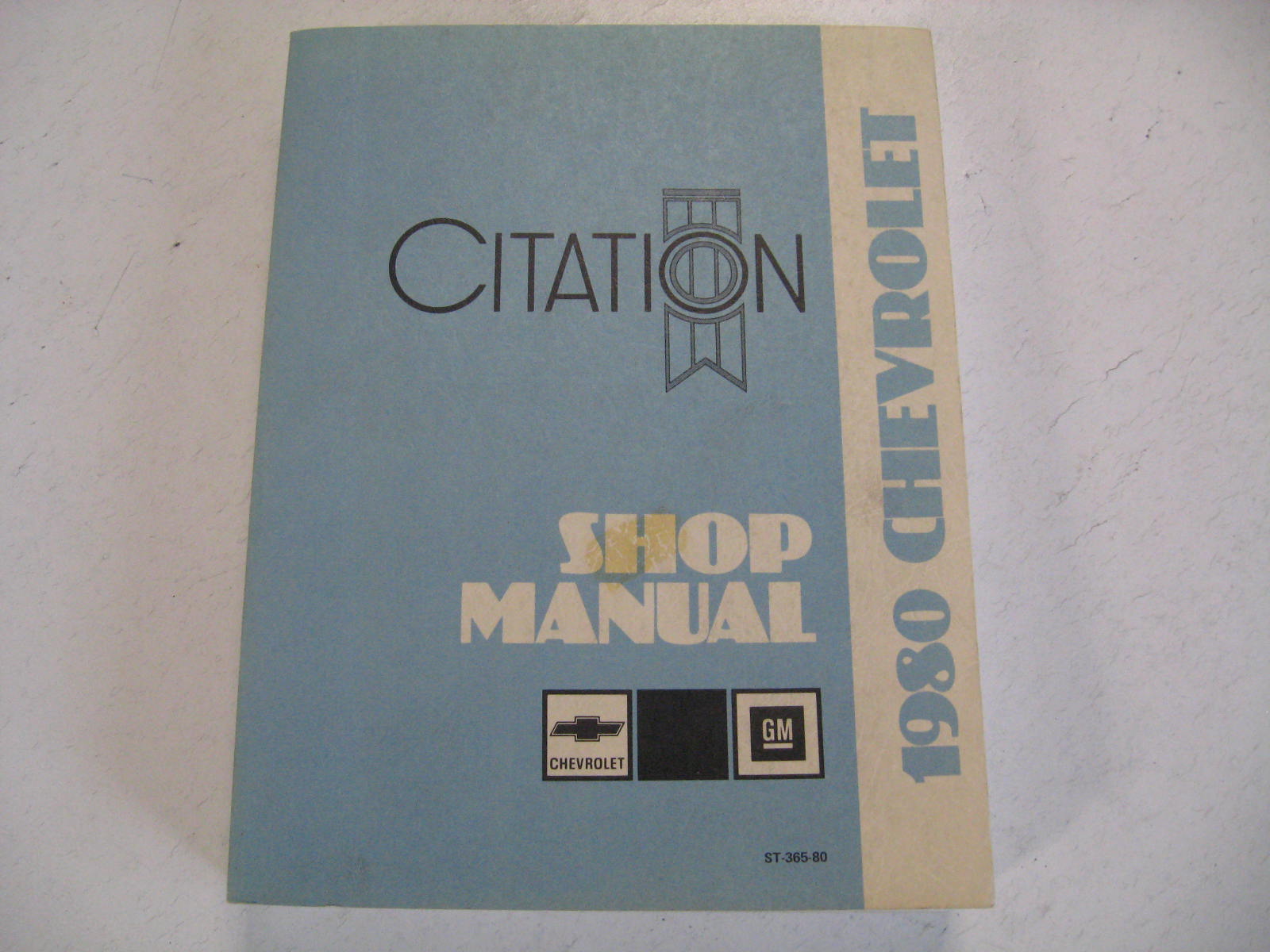 1980 Chevrolet Citation Shop Manual