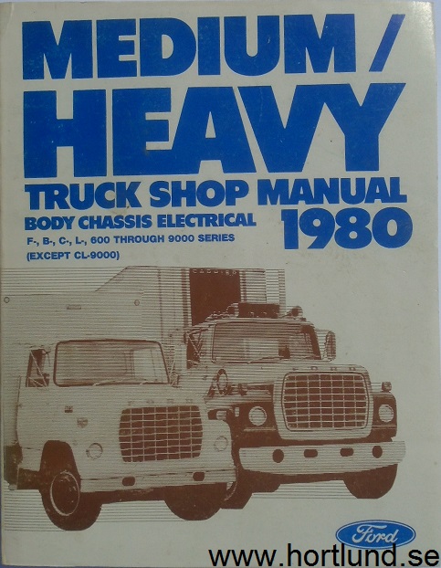 1980 Ford Medium/Heavy Truck Shop Manual Vol B