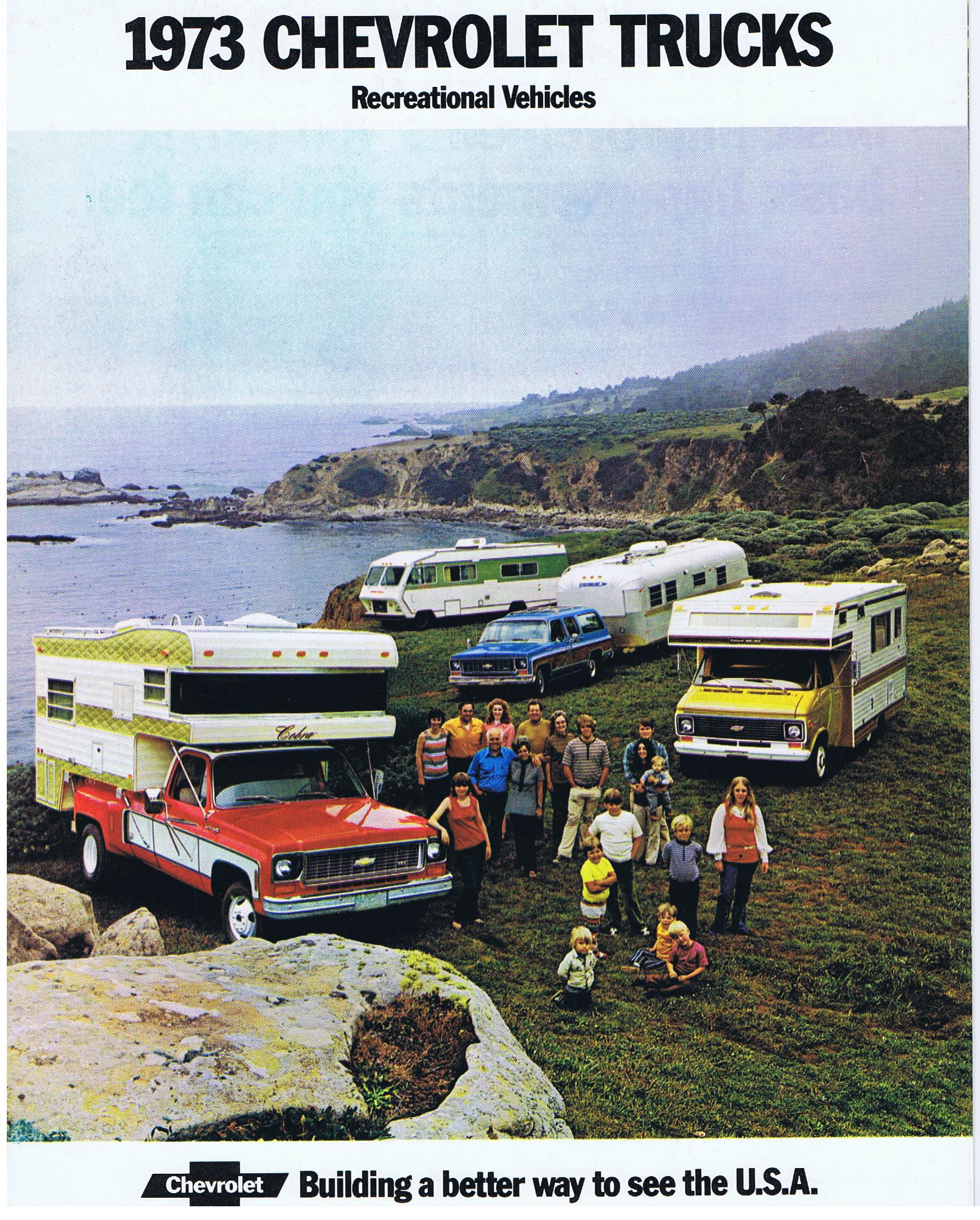 1973 Chevrolet Recreational Vehicles Broschyr