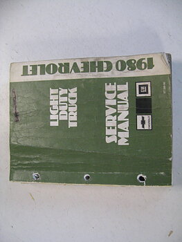 1980 Chevrolet Light Duty Truck Service Manual