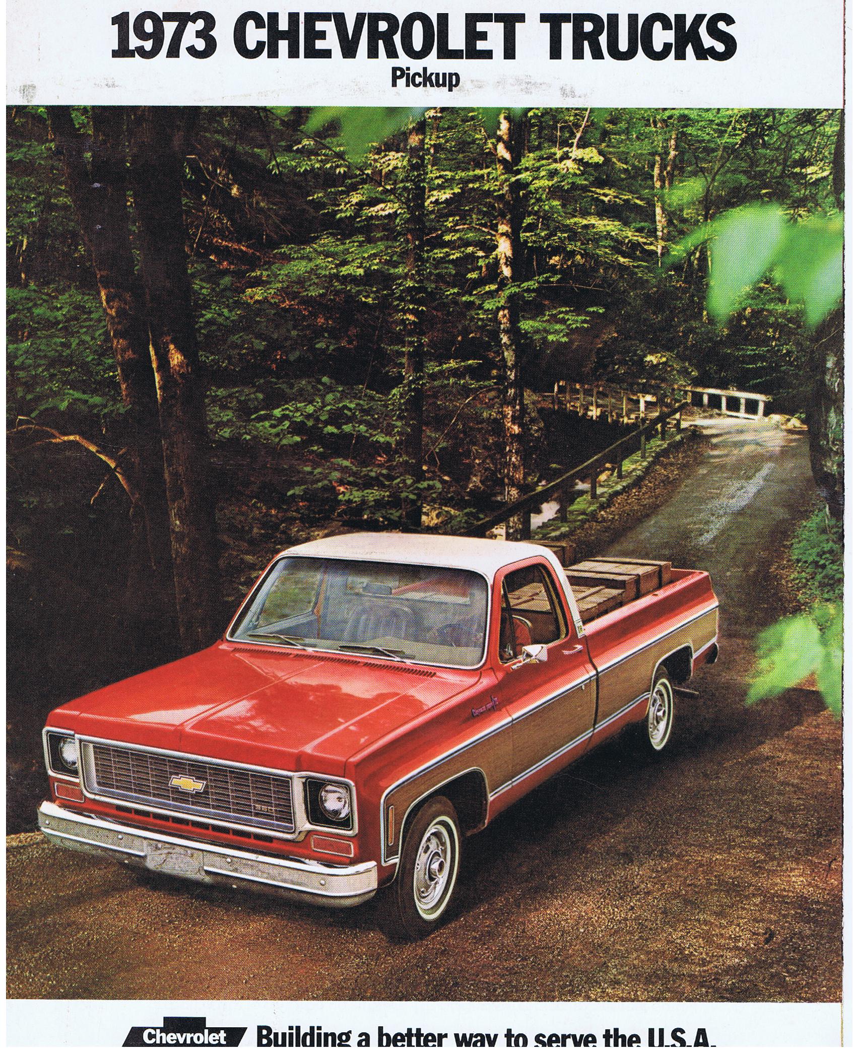 1973 Chevrolet Pickup Broschyr