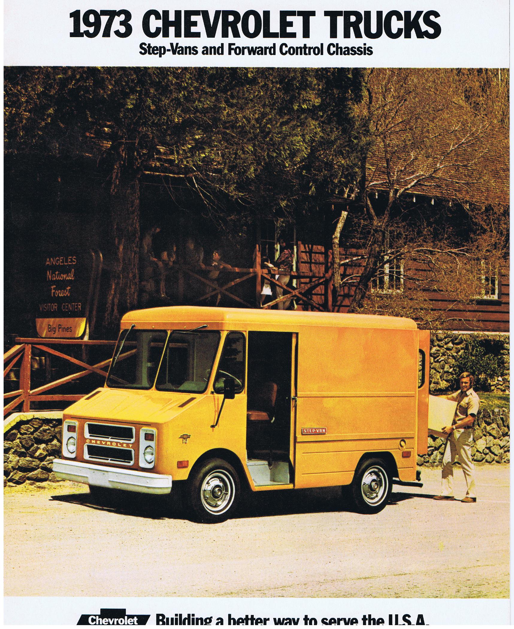 1973 Chevrolet Step Vans and Forward Control Chassis Broschyr