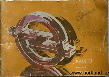 1983 Opel Kadett Handbok