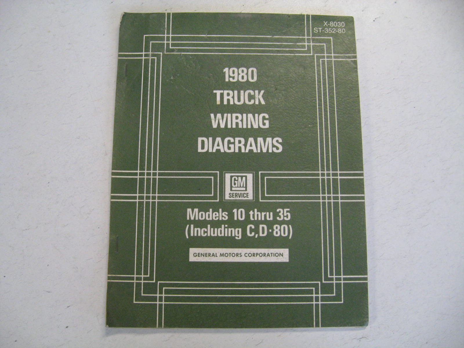 1980 Chevrolet Truck Wiring Diagrams 10 - 35 C D - 80