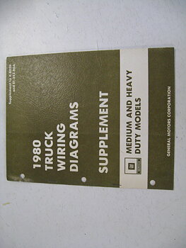1980 Chevrolet Truck Wiring Diagrams Supplement Medium and Heavy Duty Models