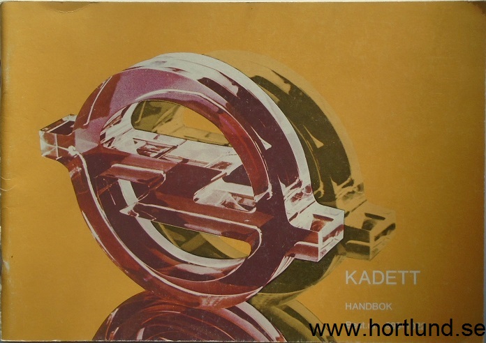 1984 Opel Kadett Handbok