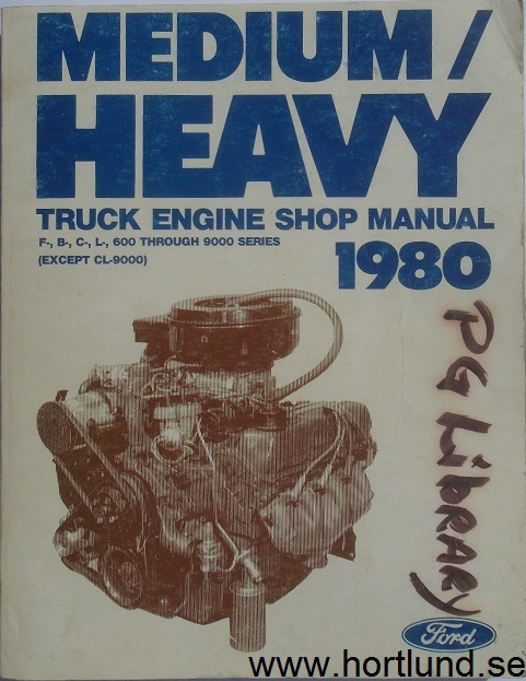 1980 Ford Medium/Heavy Truck Shop Manual Vol B2
